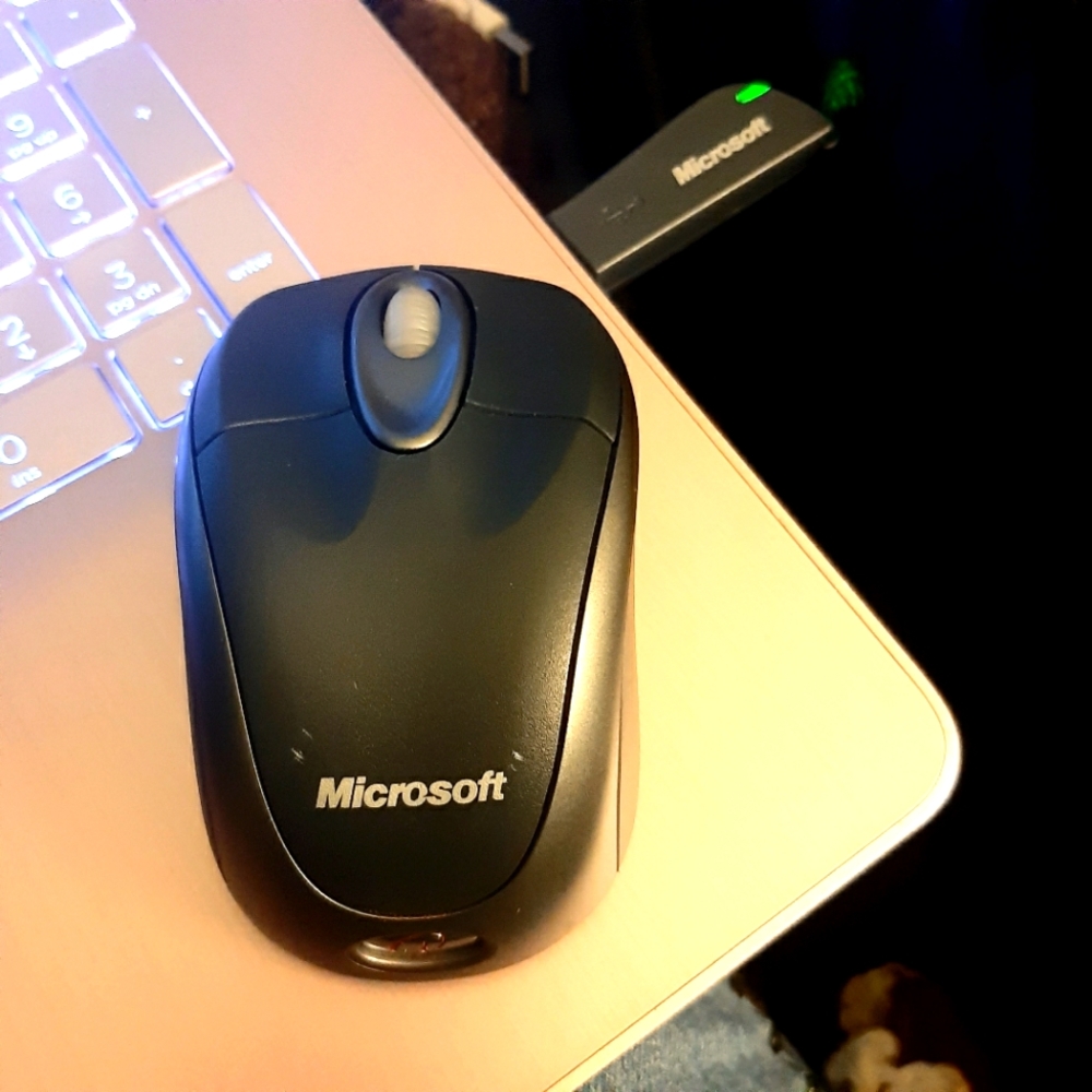 Microsoft Wireless Notebook Optical Mouse 3000      c